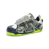 Graffiti Chunky Letter M Skateboard Sneakers